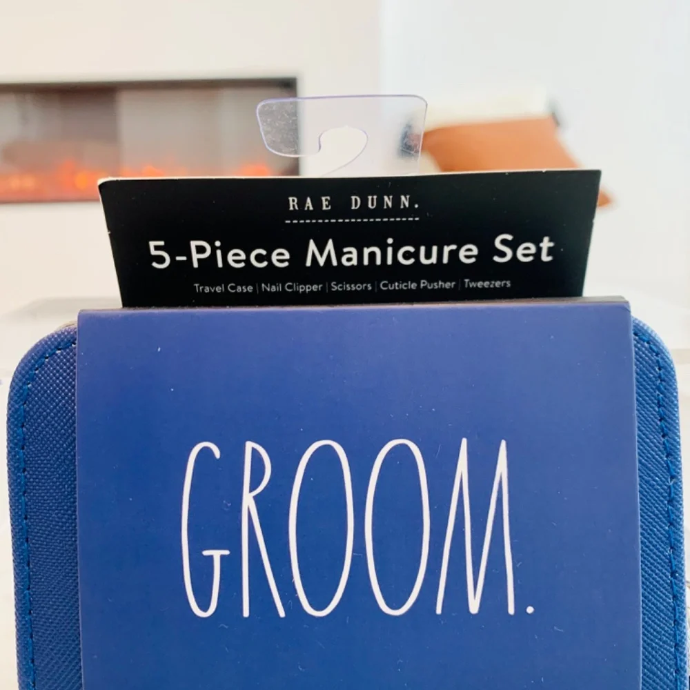 Rae Dunn GROOM 5 Piece Manicure Set - Picture 2 of 4